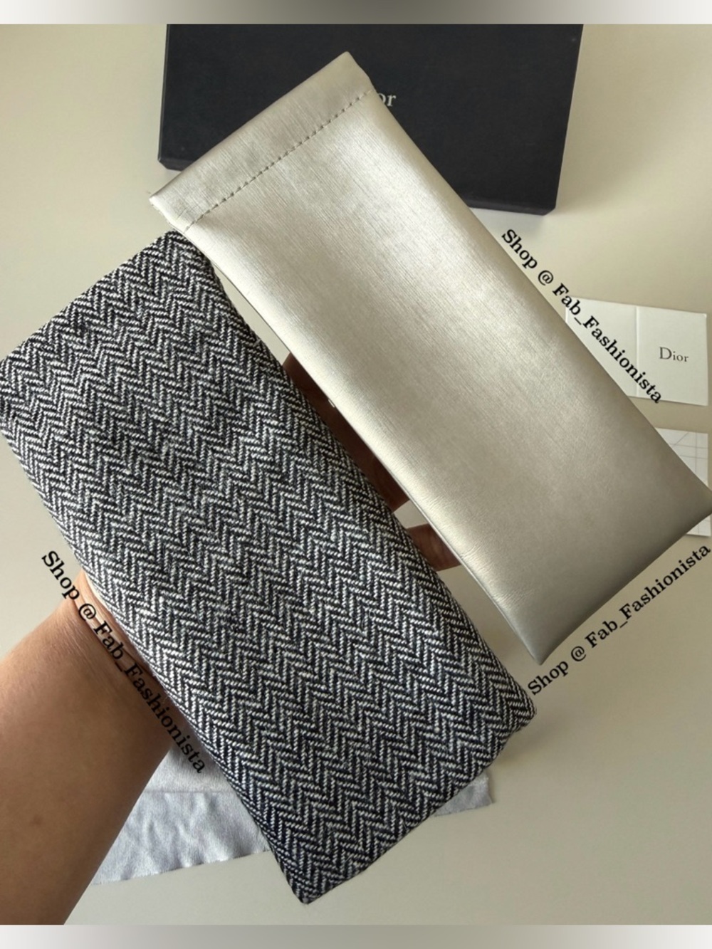 Dior Accessories Box & Pouches Set in Black, Gold, Gray, Silver - Picture 5 of 7